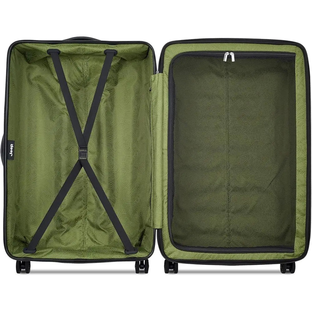 Beige 2-Piece Luggage Set with Spinner Wheels, 20 & 28 Hardshell Expandable