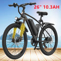 26" Electric Motorcycles Mountain E Bike for Adults, 600W Peak Motor Ebike 19.9Mph 31Miles 10.3AH Adults Electric Bicycle