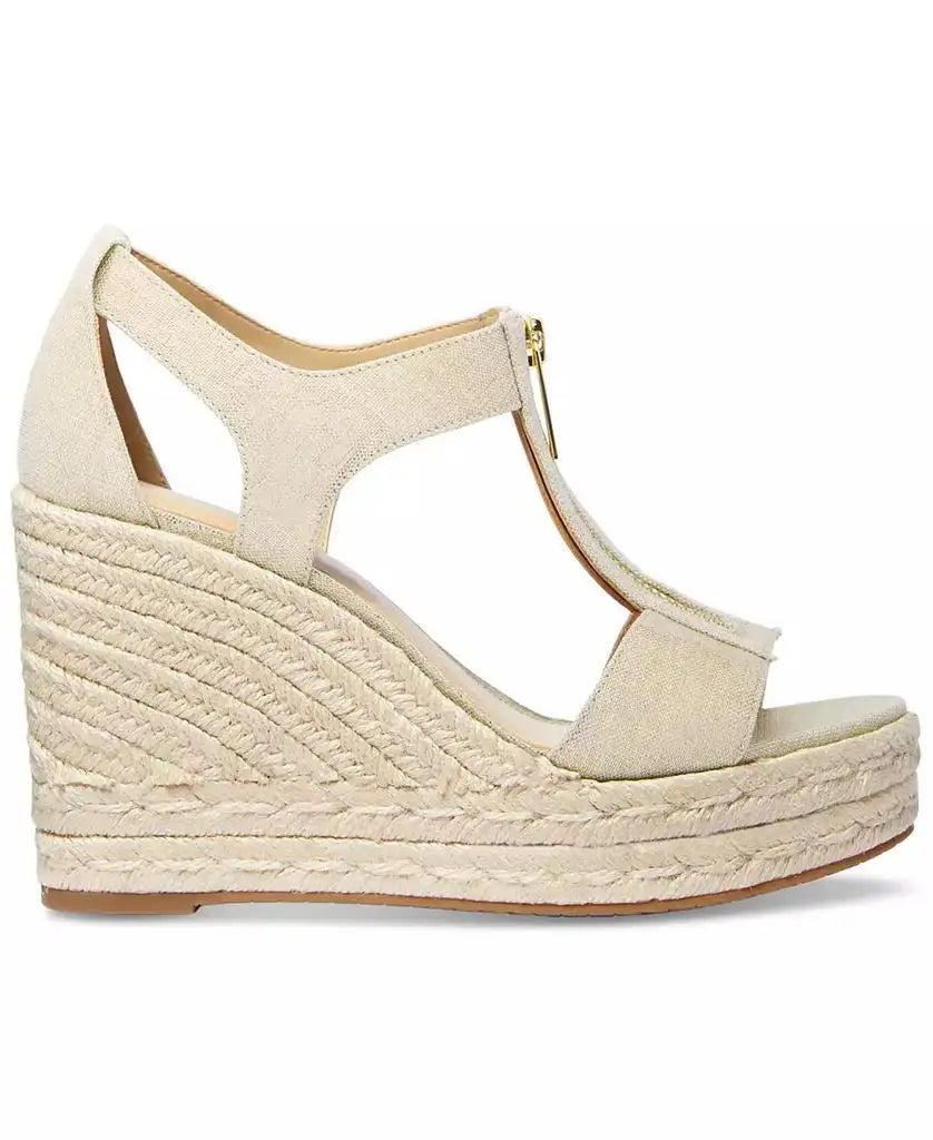 Michael Kors | Berkley Zipper Espadrille Platform Wedge Sandals
