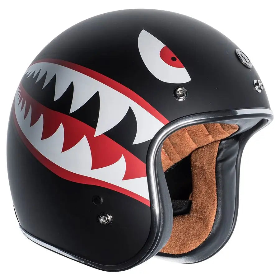 T50 Del Mar Open Face 3 4 Motorcycle Helmet with Graphics