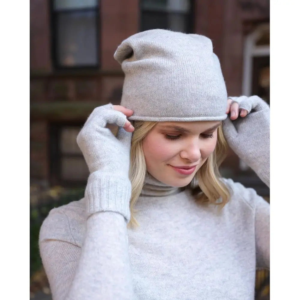 Pure Alashan 100% Cashmere Fingerless Gloves