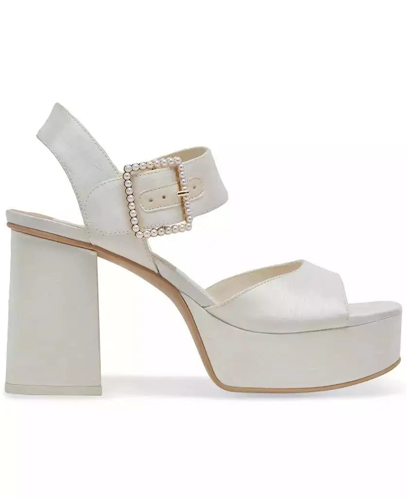 Dolce Vita | Women's Bobby Pearls Ankle-Strap Two-Piece Platform Sandals