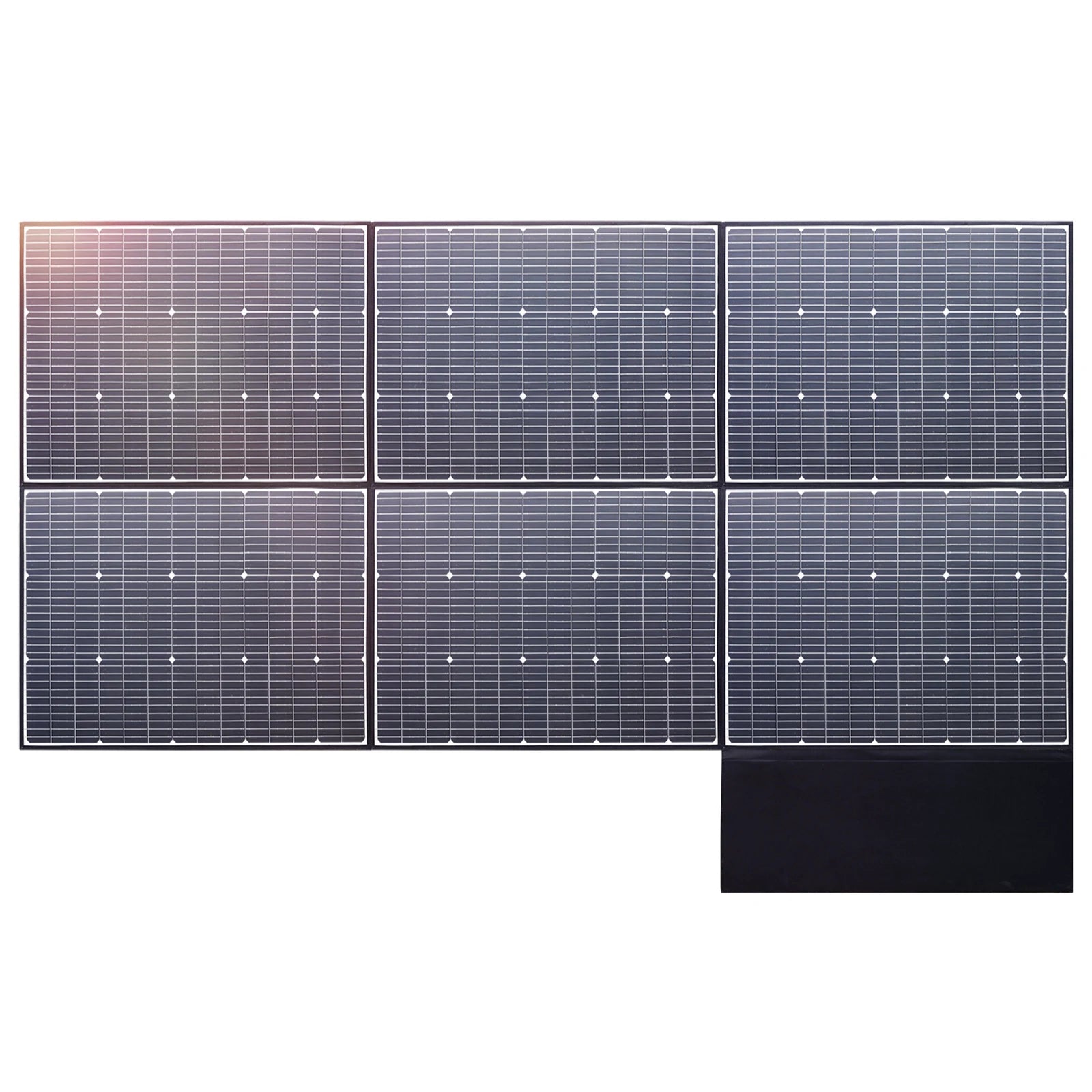 ALLPOWERS Foldable Solar Panel 600W High-Efficiency Solar Charger IP66 Waterproof with Solar Output for RV Off-Grid Camping home