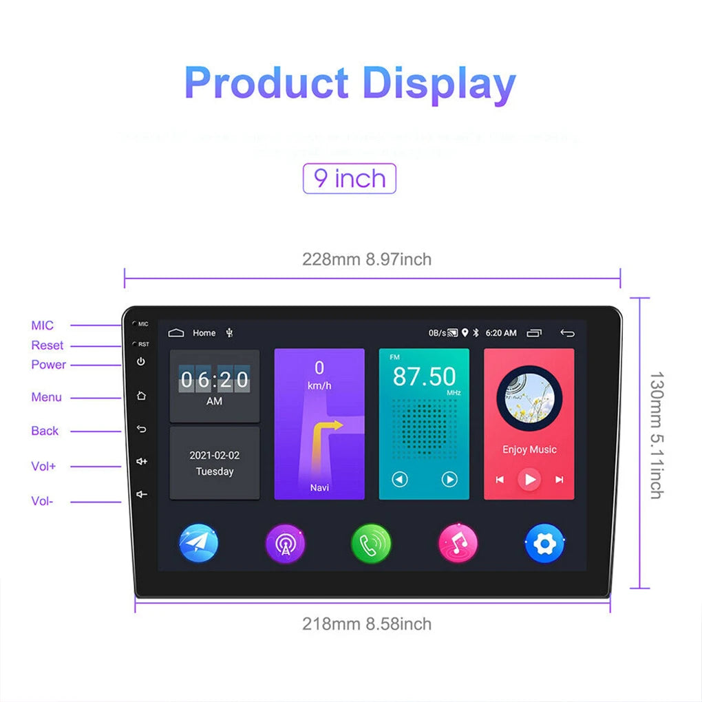 Level Up Auto Radio With Android Auto Functionality Application Models System 1+16G