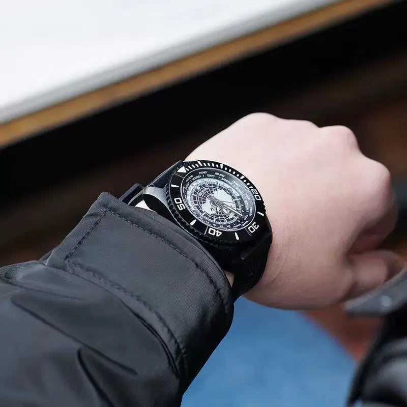 OBLVLO men's watch with luminous double-sided openwork automatic mechanical strong movement, a novel mechanical watch for men