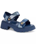 COACH | Brynn Patchwork Denim Platform Sandals