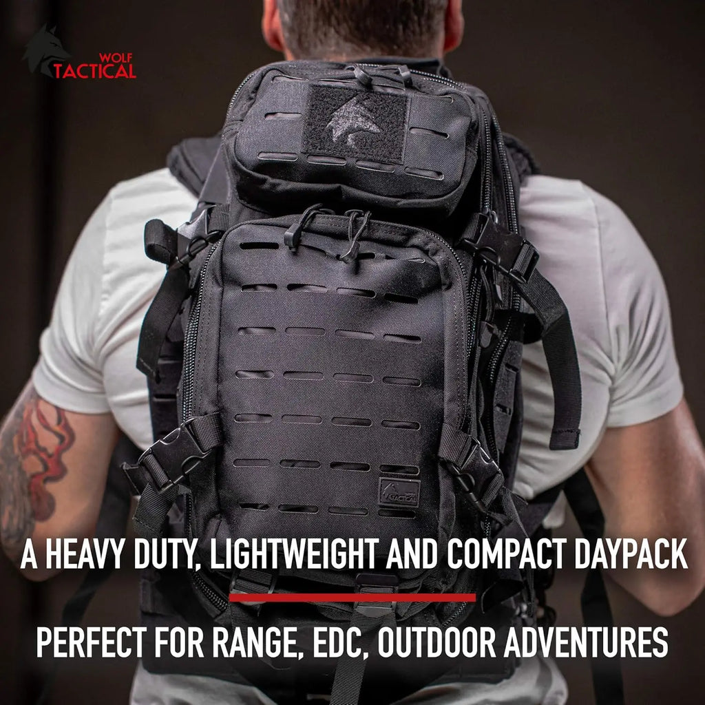 Molle Backpack Small Tactical Backpack Small Concealed Carry Backpack CCW Backpack Bug Out Bag 24L EDC Daypack