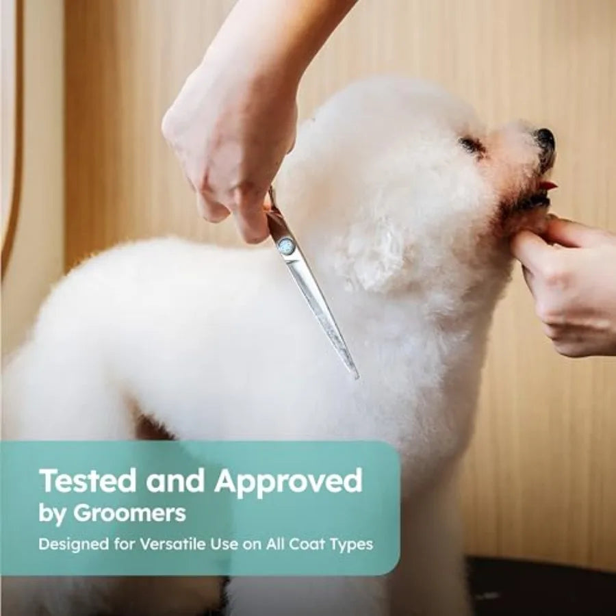 8 Dog Grooming Scissors VG10 Japanese Steel Professional Pet Grooming Shears for Cats Dogs Clean Cut Precise Trimming Lightweig