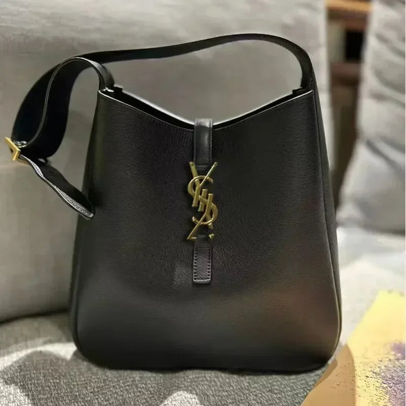 Designer Bag Shiny Leather Bucket Bag Shoulder Bags Women Bags Crossbody Tote 2-in-1 Mini Purse High Quality Luxurys BY7