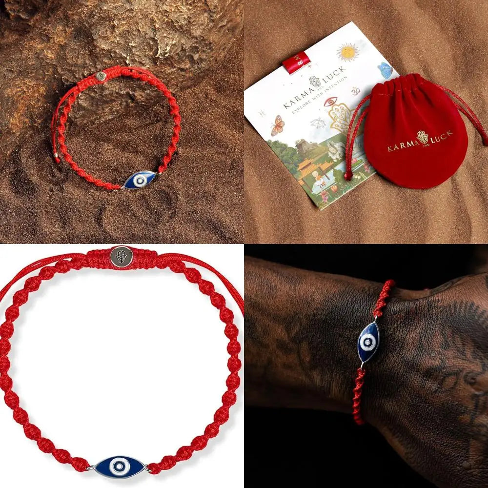 Fearless Vision Karma & Fortune Red Beaded Charm Bracelet