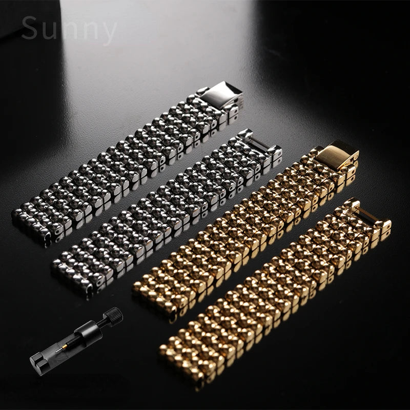 Stainless Steel Watch Strap Women's Fit Swarovski Fossil Armani Stainless Steel Women's Watch Bracelet 12 14mm