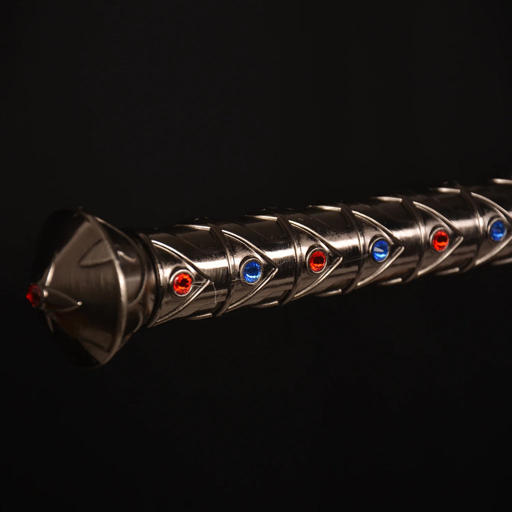 48in Anime Sword/Sword of Omens/Sheath of skin/Red pattern/Cosplay