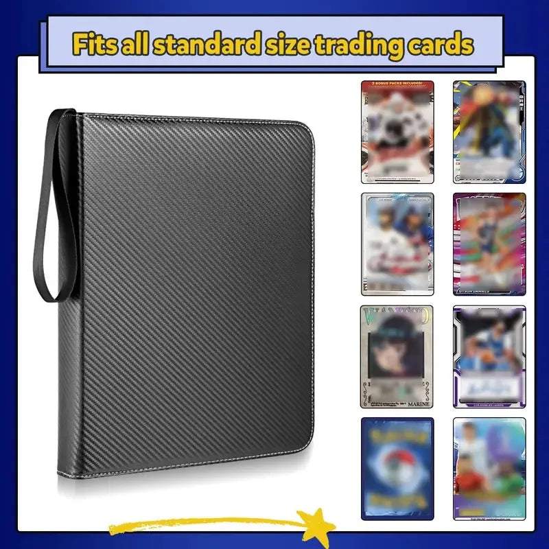 900 Pocket Zipper Card Binder - Double Sided TCG/CCG Card Holder, Portable Storage Case with Zipper2026