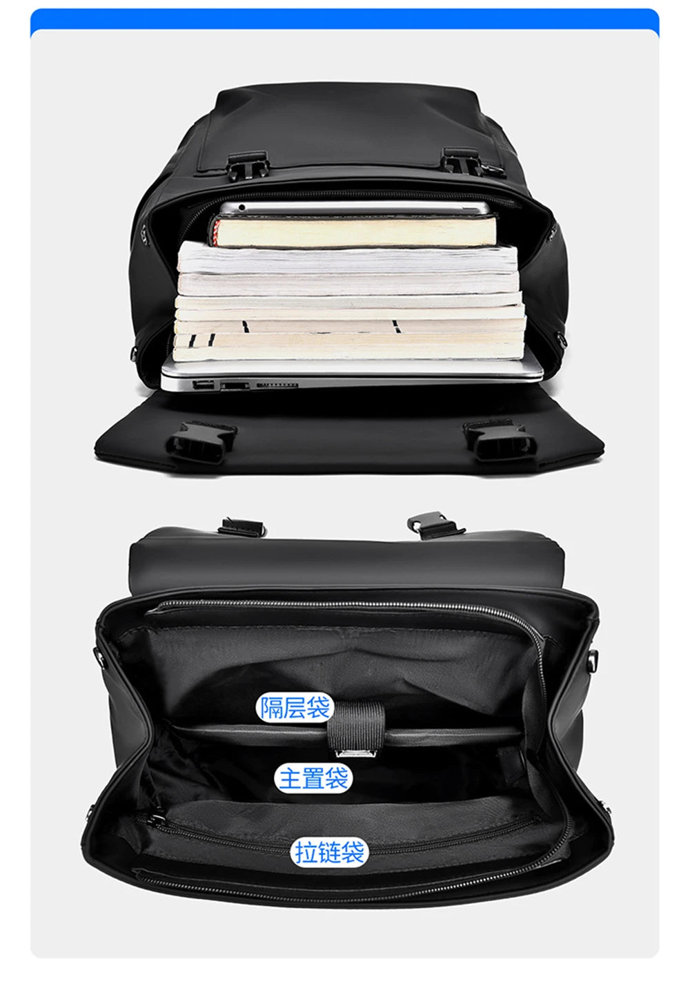 16inch Urban Men Business Backpack Fashion Rucksack High Quality Bagpack Large Capacity Multifunction Laptop Backpacks Schoolbag