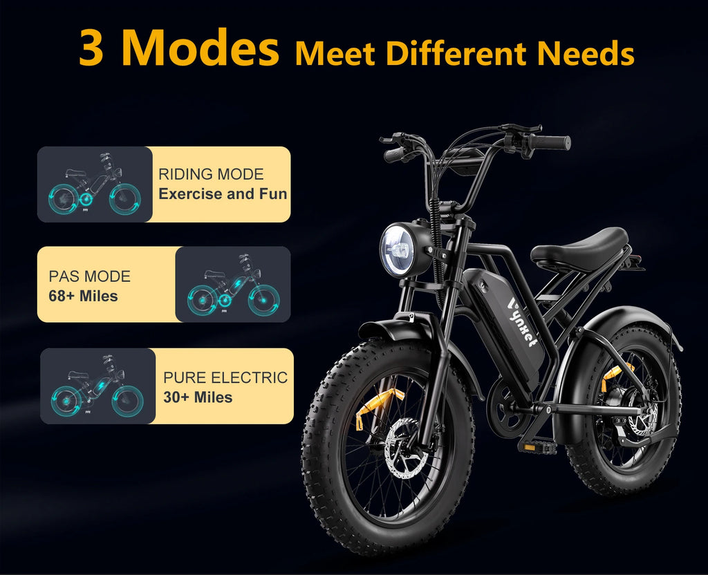 Vynxet Electric Dirt Bike 1500W 48V 18Ah Electric Motorcycle All Terrain Fat Tire