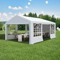 Heavy-Duty 13x20 Foot Outdoor Wedding Party Tent with Detachable Sidewalls for Events and Shelters