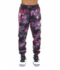Cult of Individuality | NOVELTY  SWEATPANT IN MERLOT TIE DYE