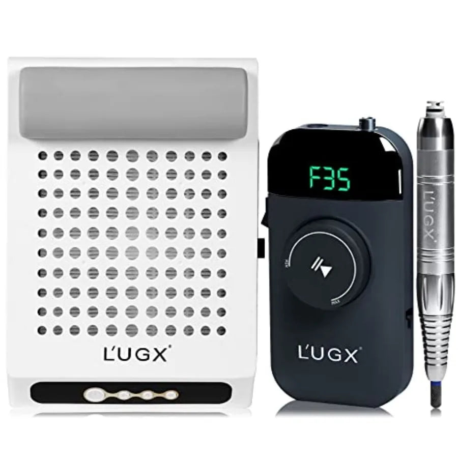Rechargeable Nail Dust Collector with 35000RPM Brushless Nail Drill for Professional Nail Art Studio and Home Use HighSpeed Pre