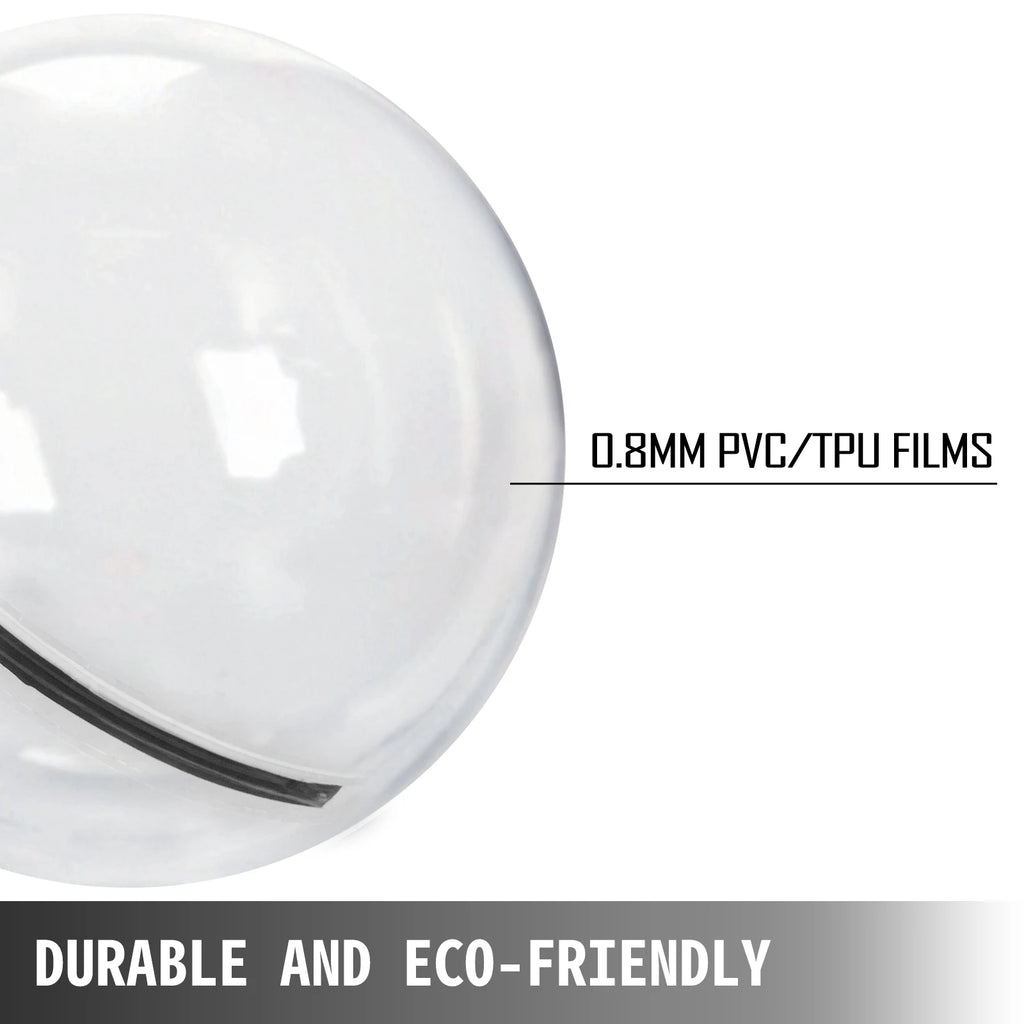 SucceBuy 2M Water Walking Ball with Air Blower Pump Inflatable PVC Zorb Ball Waterproof for Amusement Park Swimming Pool