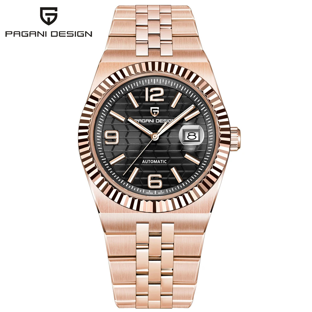 PAGANI DESIGN Sports Stainless Steel Diving Watch Series Luxury Mechanical Automatic Watch Luminous Sapphire Top Brand Watch