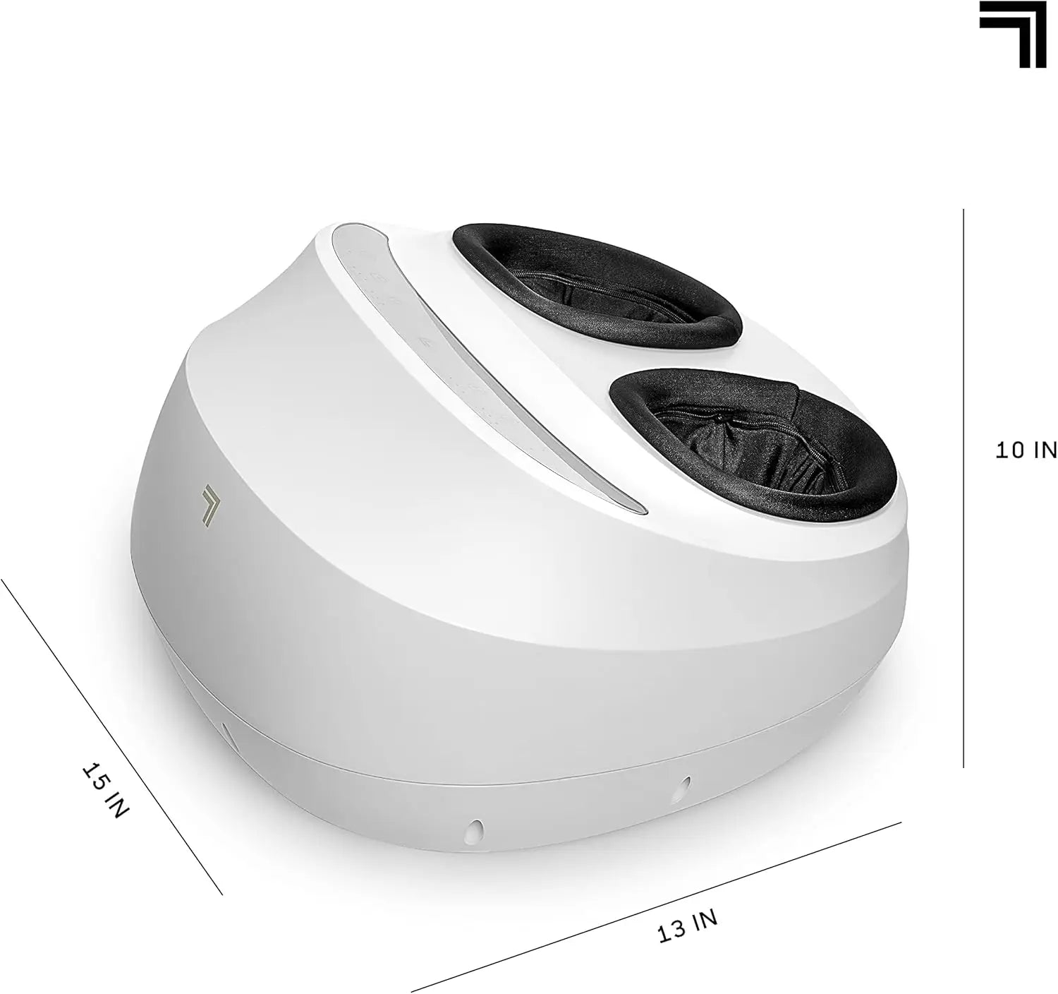 Electric Shiatsu Foot Massager with Heat, Air Compression & Deep Kneading Rollers for Men's Size 12