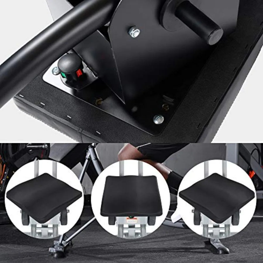Deluxe Abdominal Crunch Coaster, Ab Machine, Foldable Abdominal Exercise Machine, 6 Pack ABS Workout Equipment for Home gym with