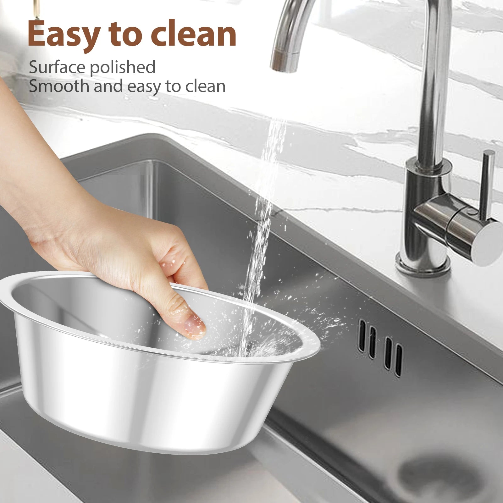 Dog Bowl Foldable Stainless Steel Raised Dog Food and Water Bowls Adjustable Height Wall Mounted Cat Food