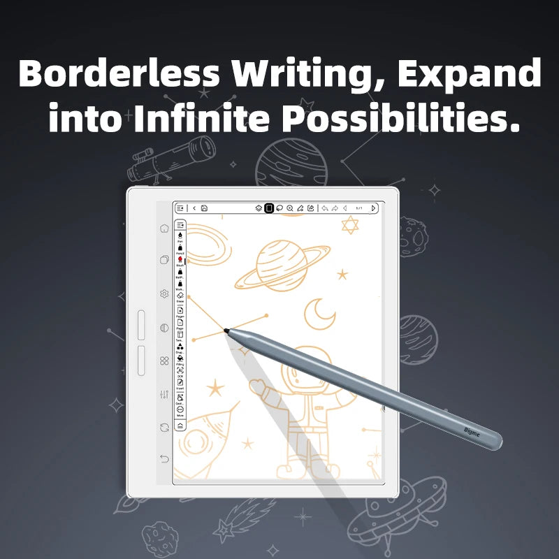 Bigme B751C S Color E-ink E-Reader, 7'' Eye-Comfort 36-Level Front Light Electronic Book, 4+64GB, Android 14, Paper-Like eBook