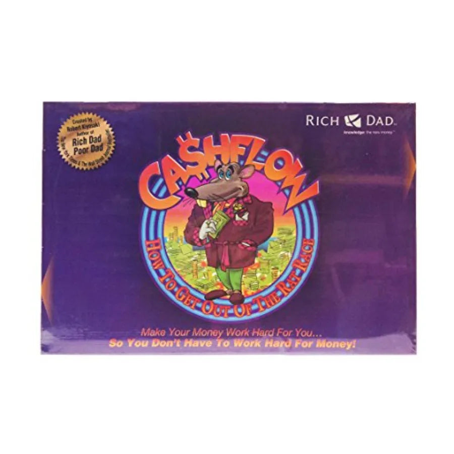 Rich Dad Cashflow 101 and 202 Board Game Bundle for Financial Education with Colorful Design and Durable Materials