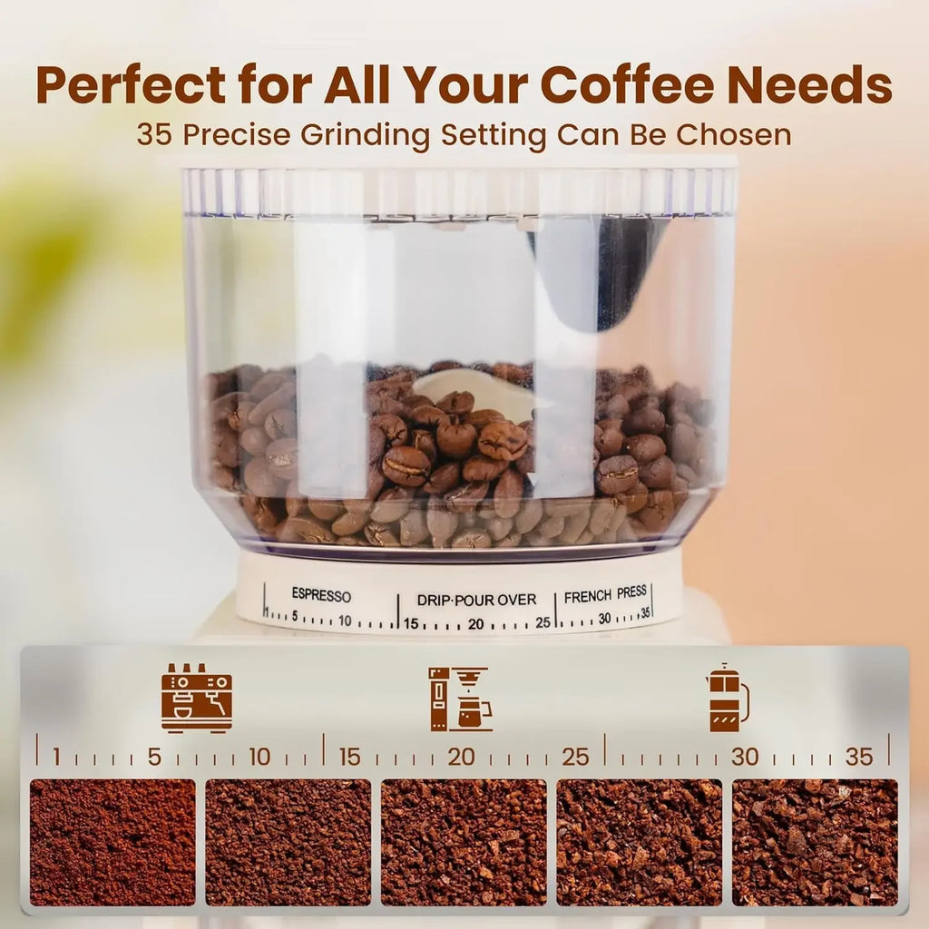 BestsellerBestsellerEspresso Machine 20 Bar with Grinder, Professional Espresso Maker with 35 Precise Grind Settings Burr Coffee