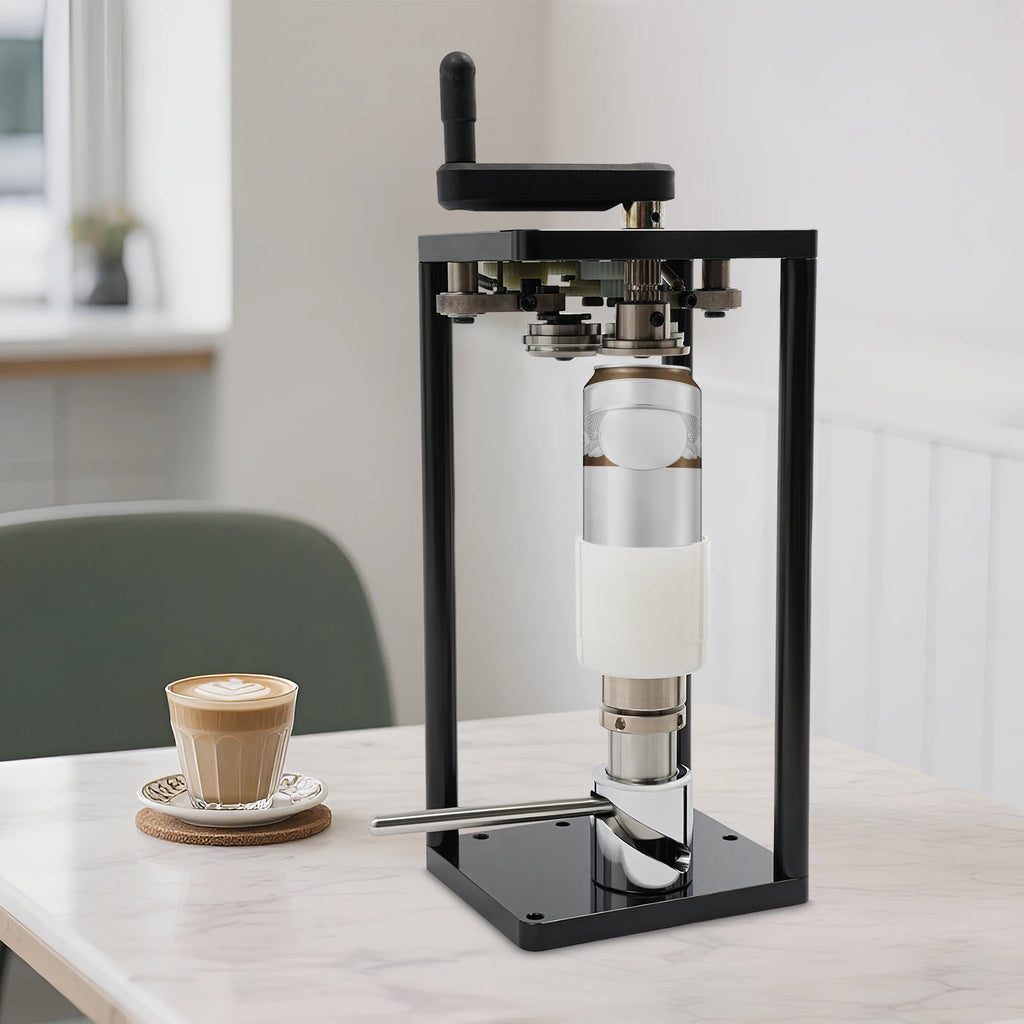 Can Sealer Manual Can Sealer Hand Rotary Sealing Machine for Home Use Manual Can Sealing Tool for Sealing PET and Aluminum Cans