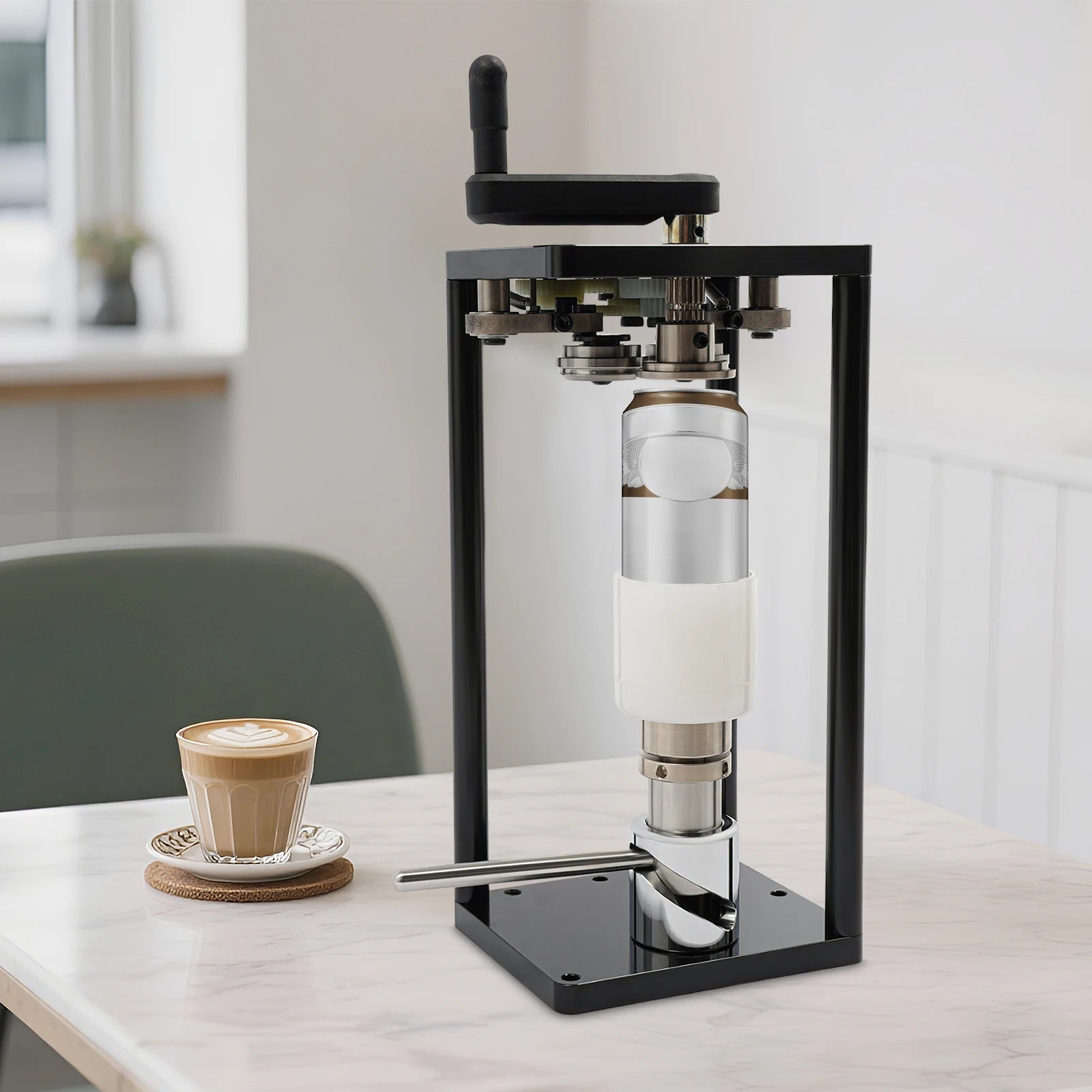 Can Sealer Manual Can Sealer Hand Rotary Sealing Machine for Home Use Manual Can Sealing Tool for Sealing PET and Aluminum Cans