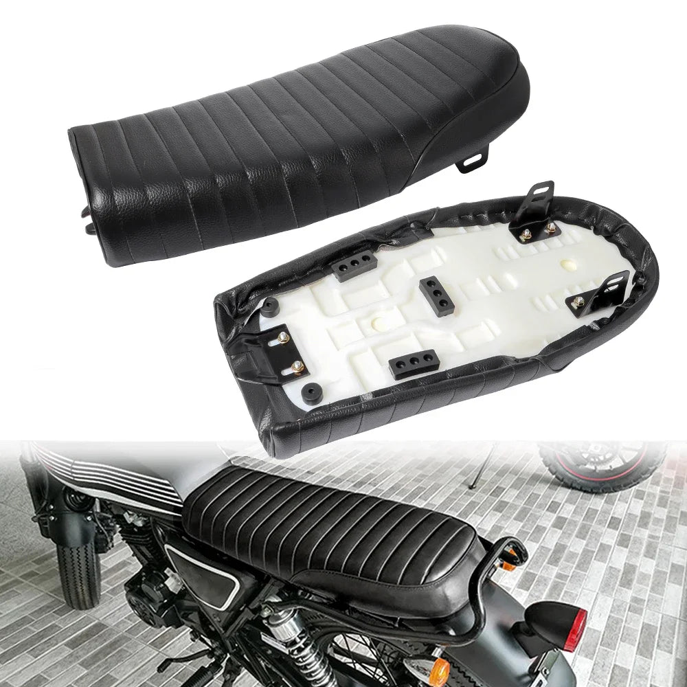 Motorcycle Cafe Racer Vintage Replacement Hump Saddle Seat Bag Suitable Hump Cushion For Yamaha Kawasaki Honda Cg125