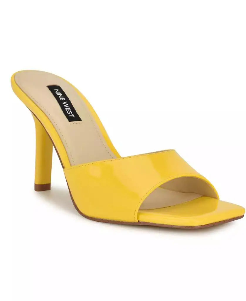 Nine West | Women's Disko Square Toe Stiletto Sandals