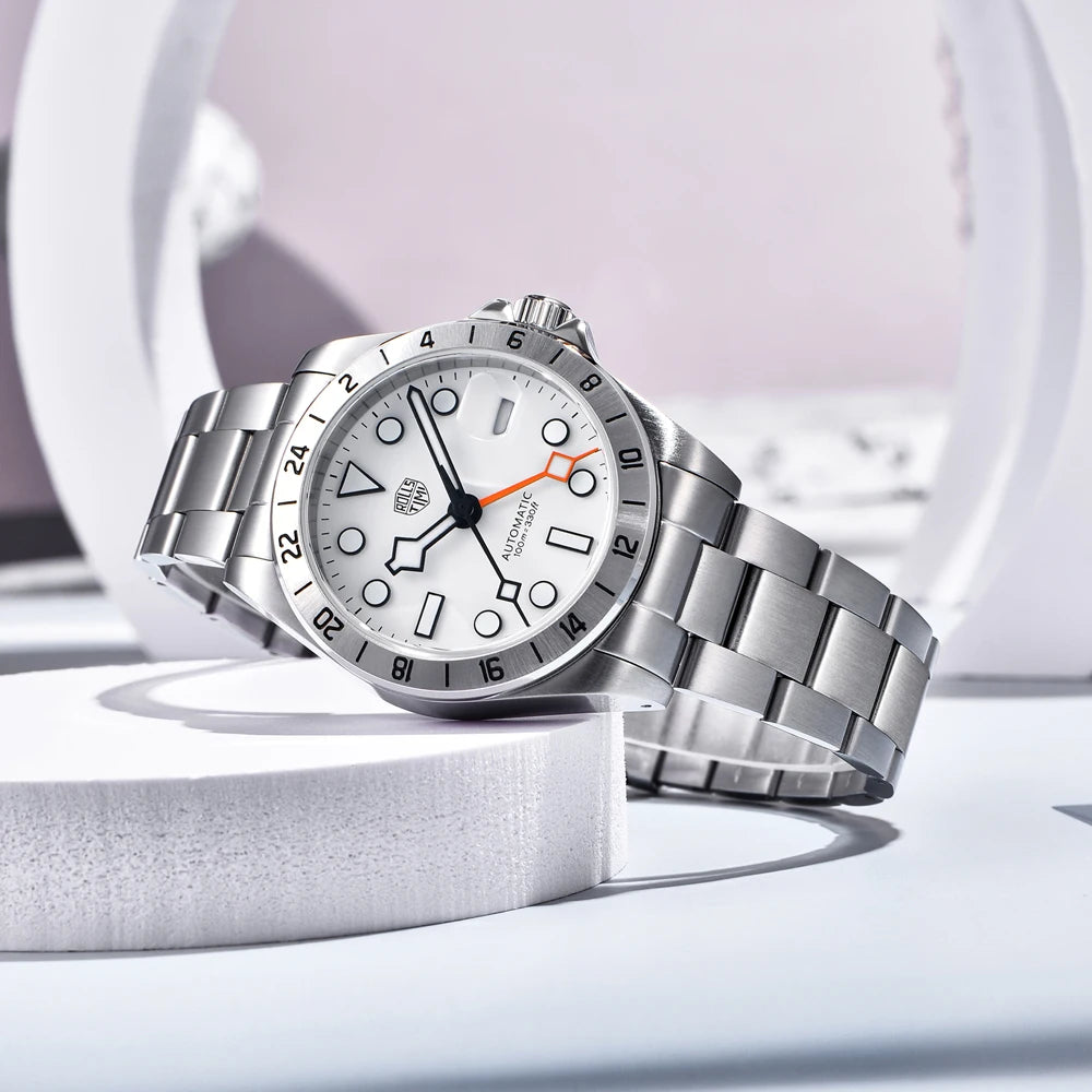 2025 New RollsTimi GMT Men's Mechanical Watches Luxury NH34 Automatic Watch For Men AR Sapphire Mirror Super Luminous Waterproof