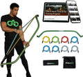 Portable Home Gym Resistance Bands and Bar System for Full Body Workout, Travel Fitness Equipment