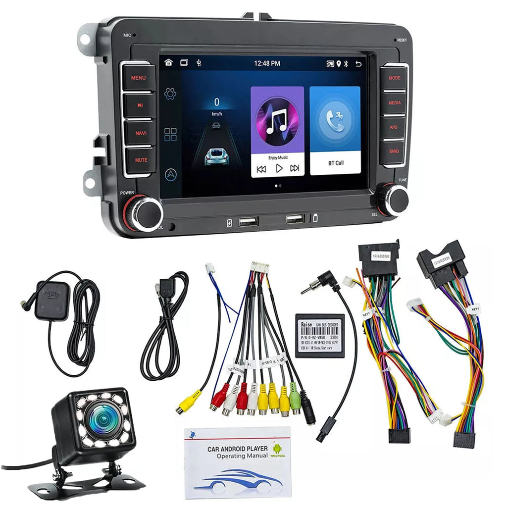 HD Car Radio With CANBUS Dash Cam Function WI-FI And Steering Wheel Learning CANBUS Included 1+16G