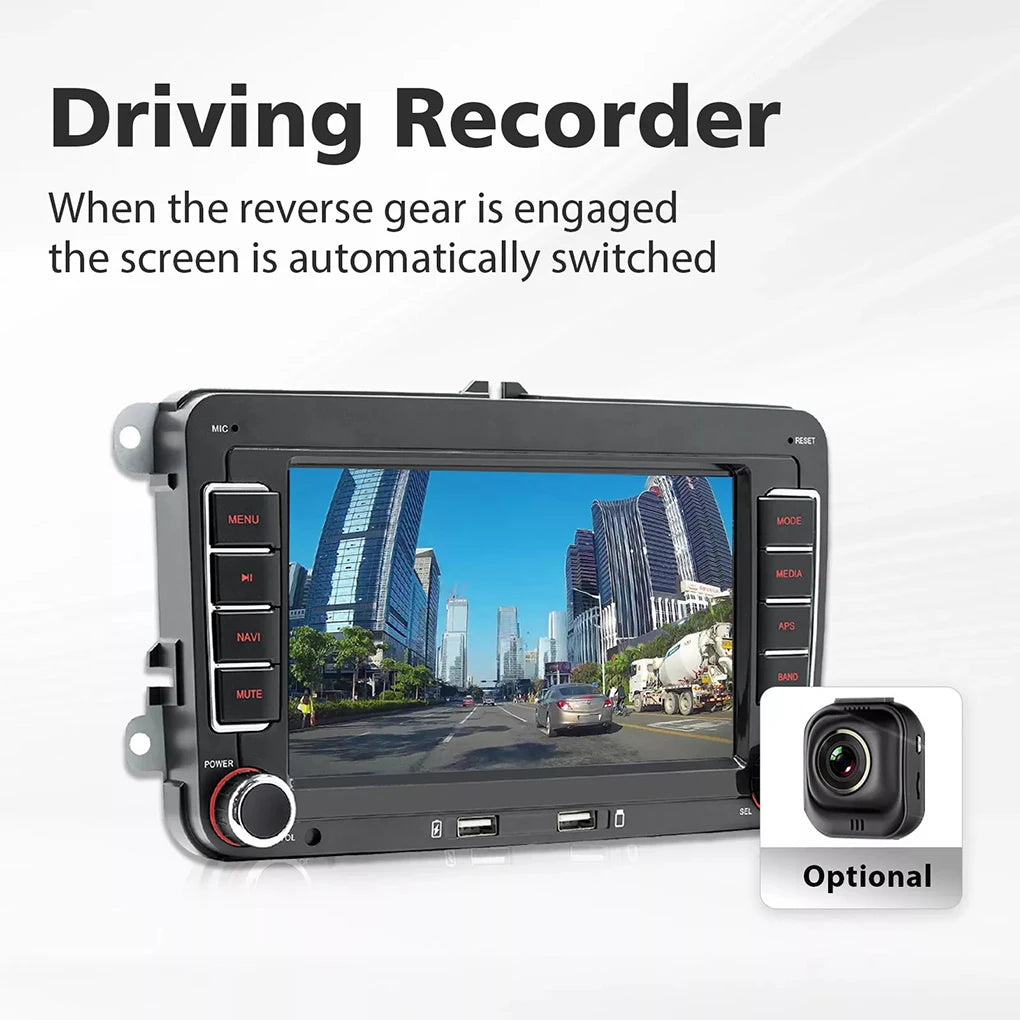 HD Car Radio With CANBUS Dash Cam Function WI-FI And Steering Wheel Learning CANBUS Included 1+16G