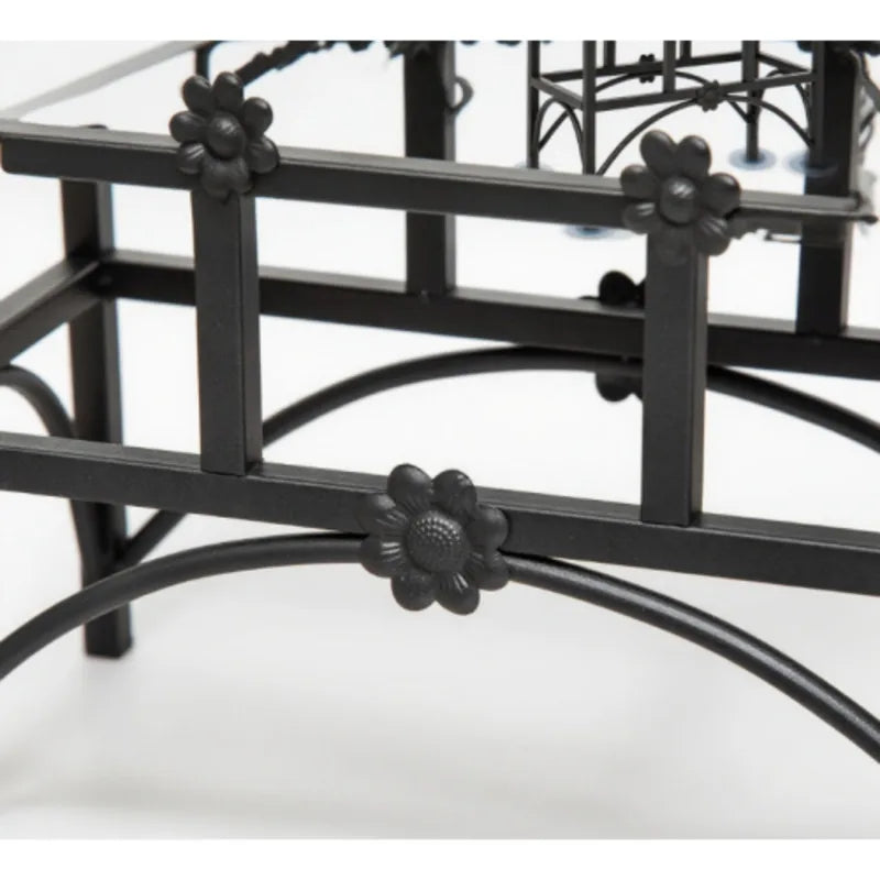 Double-layer Stainless Steel Dog Food Bowl  Elevated Pet Feeding Stand Promotes Digestion  Easy To Clean  Durable Material