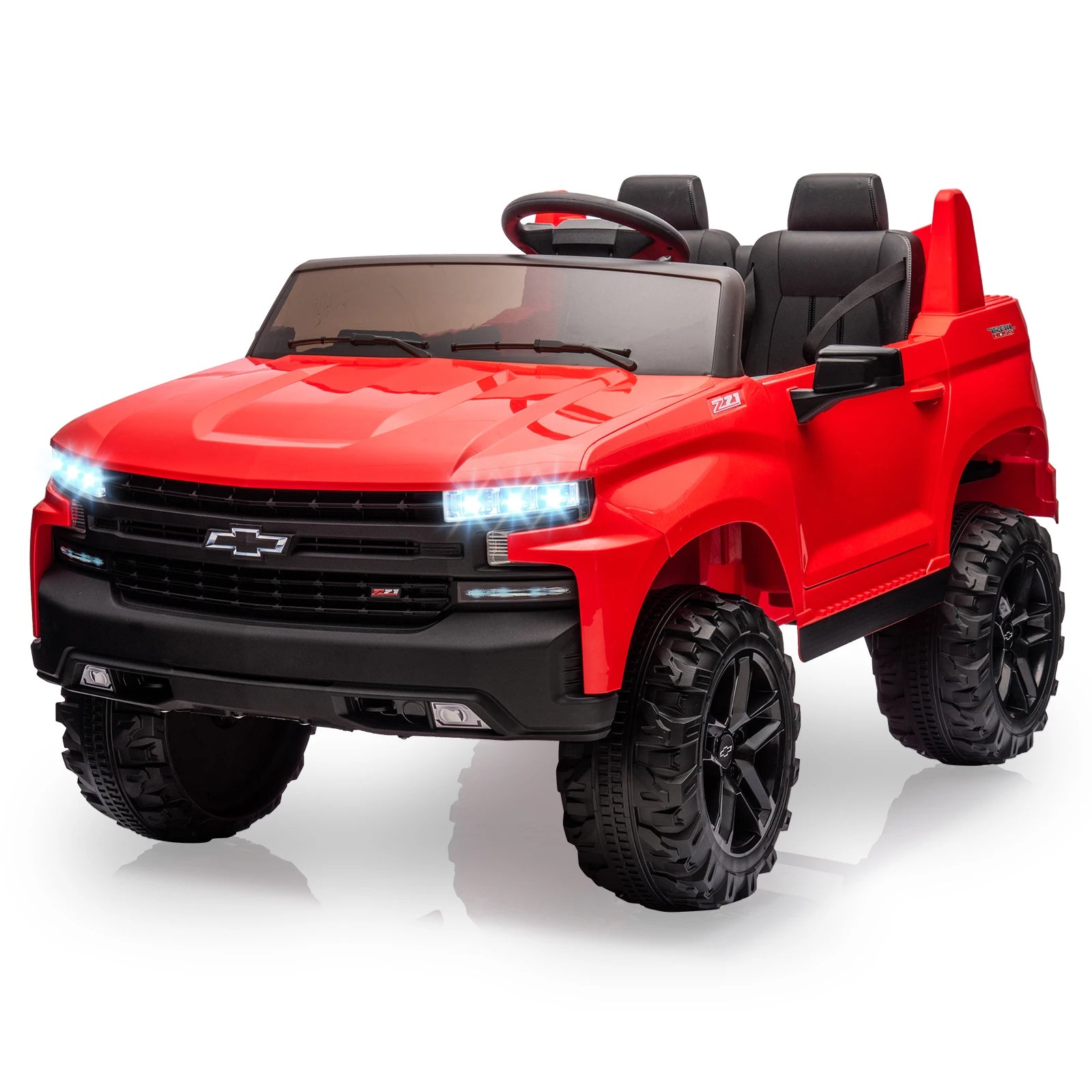 24V 9AH Electric Car for Kids with Remote Control 2 Motors Battery Powered Extra Large Seats LED Headlights Music Ride On Toys