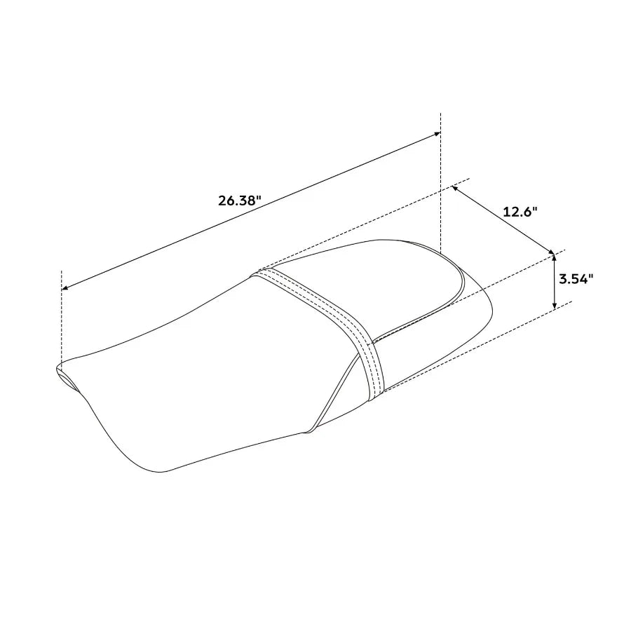 One Piece Driver Passenger Seat Fit For Honda CB1100 CB 1100 2010-2024 2015 2020