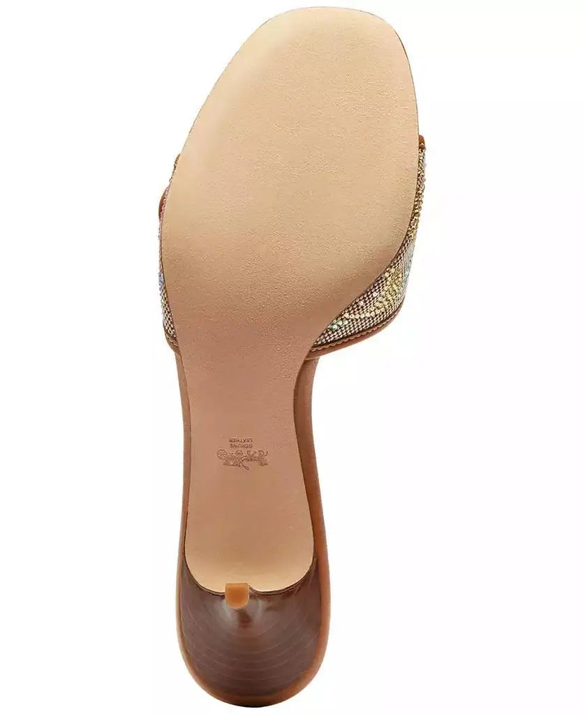 COACH | Women's Margot Slip-On Crystal Signature Jacquard Sandals