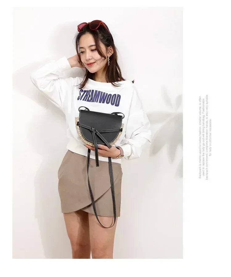 Luxury Brand Women's Shoulder Bag Handbags Y2k Saddle Underarm Leisure Messenger Crossbody Clutche Retro Commuting 23cm BL02