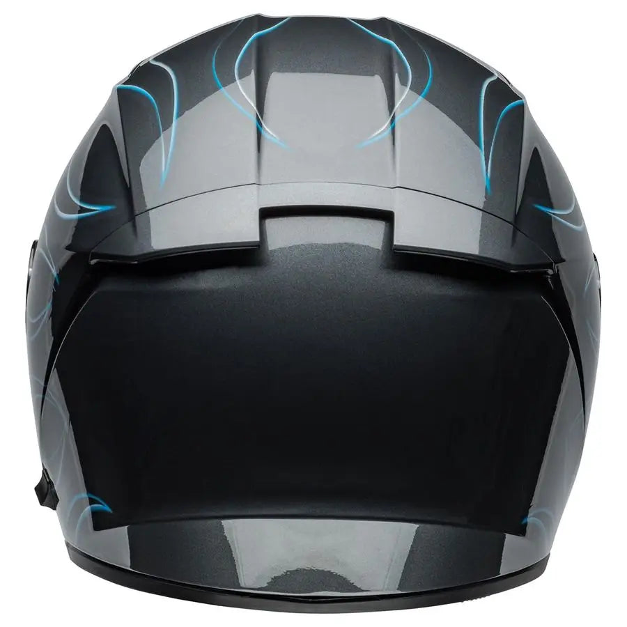 Lithium Helmet Gloss Torch Gray Blue Large