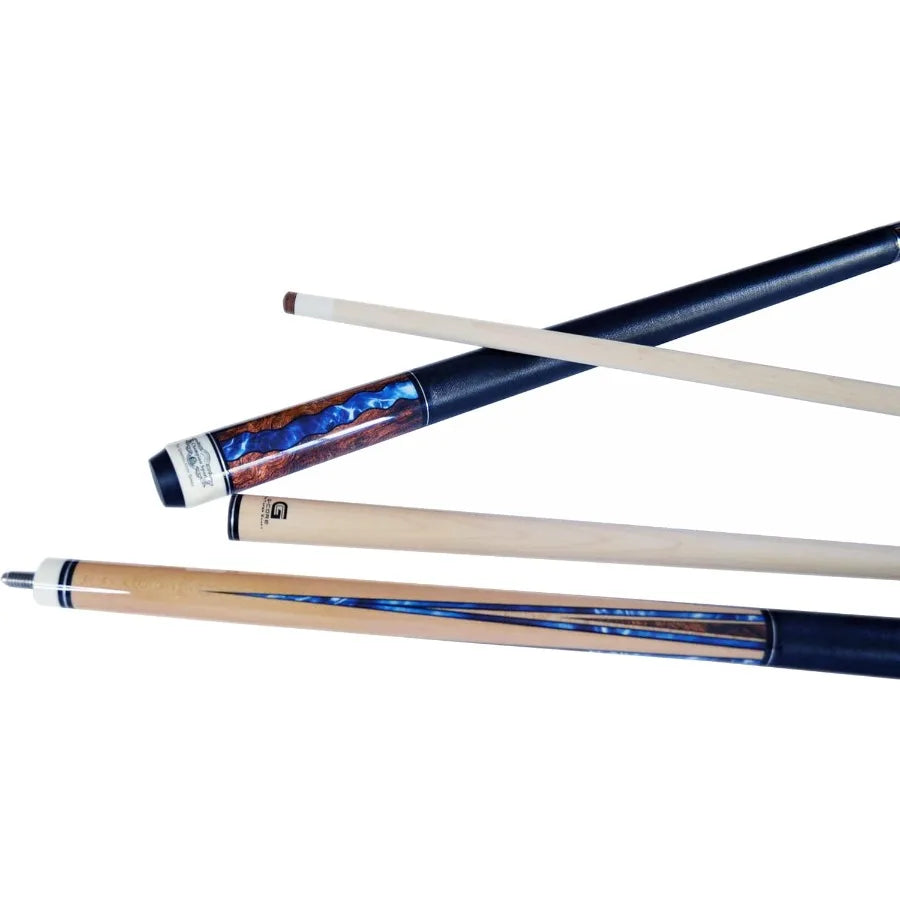 Billiard Pool Cue Stick56 inches 57 inches 60 inches 13mm White Case