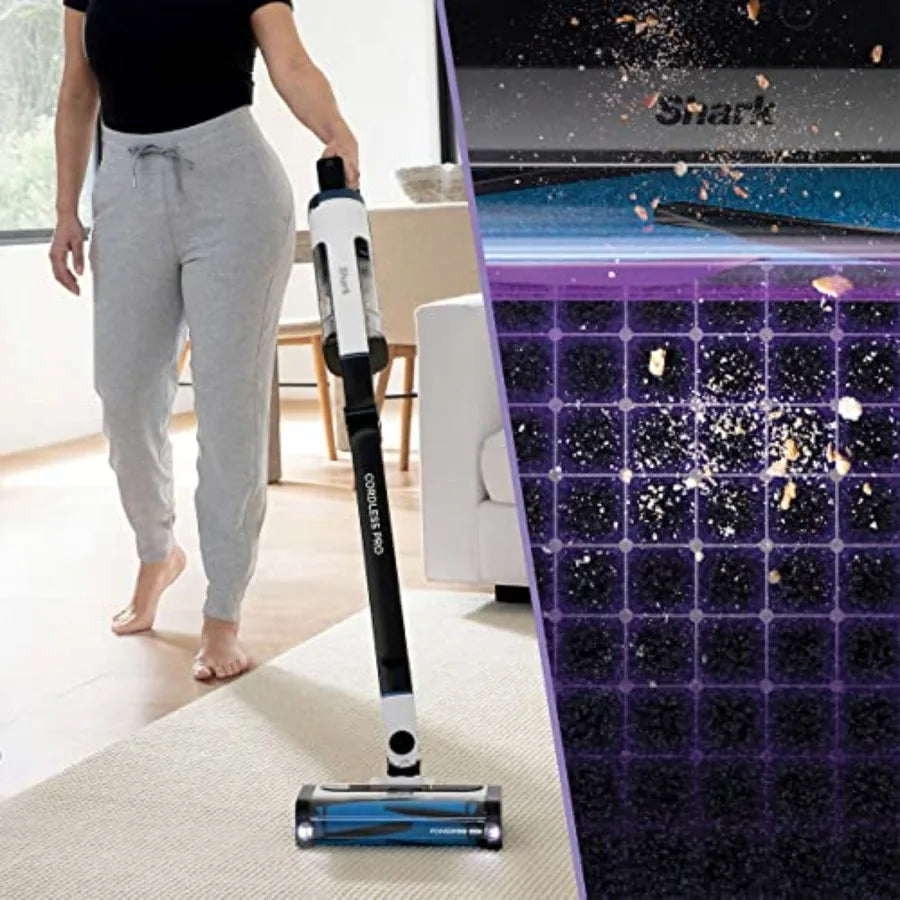 UZ565H Pro Cordless Vacuum with Clean Sense IQ and MultiFLEX Technology PowerFins Plus Brushroll Duster Crevice Tool and Anti-A