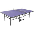 Portable Collapsible Table Tennis Table Set 8FT Indoor/Outdoor Ping Pong Table for Family Recreation & Gifts Quick Assembly