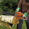 Chainsaw open frame manual winch, efficient woodworking tool for logging/gardening/furniture making
