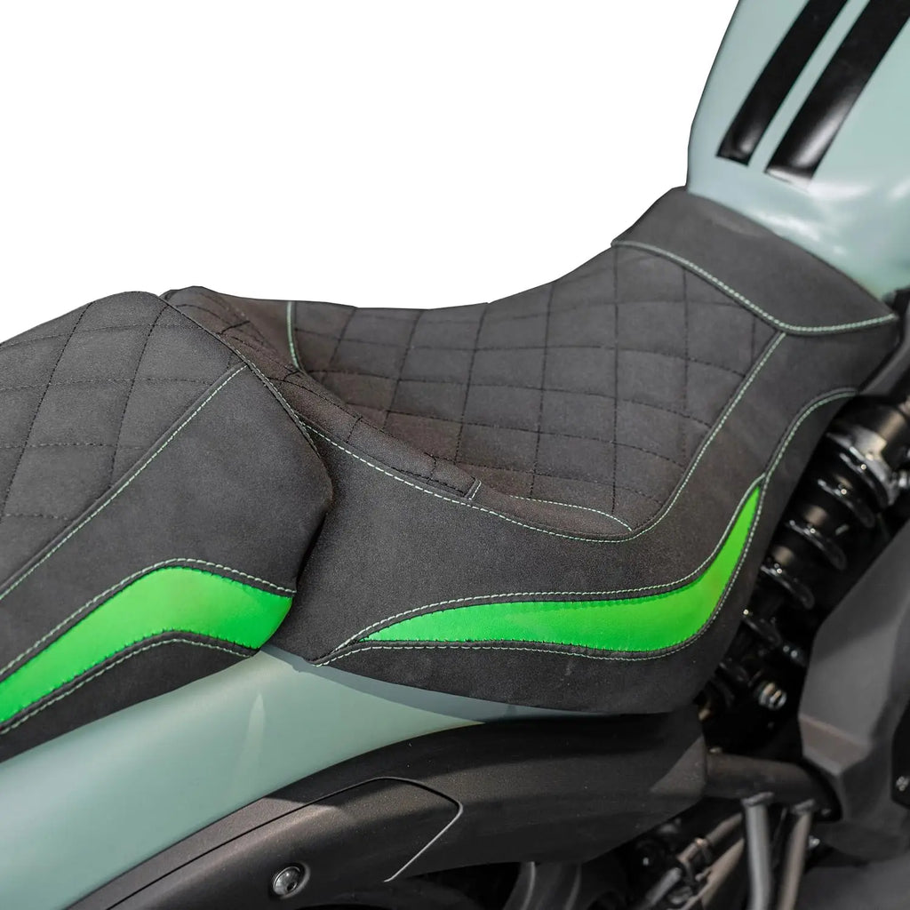 Motorcycle Front Driver Comfort Seat Fit for Kawasaki Vulcan S 650 Cafe ABS 2015-2026 EN650 VN650 Leather Rider Saddle Solo Cush