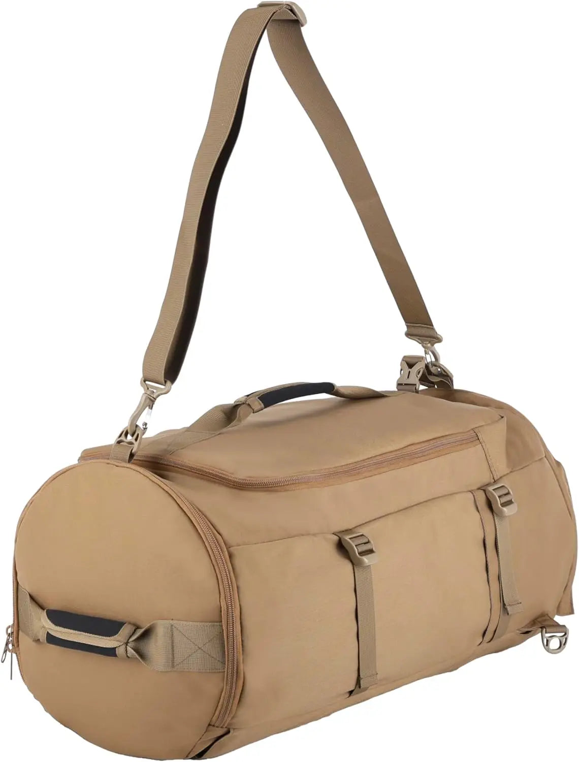 3-in-1 Tactical Gym Bag with Shoe Compartment, Military Travel Backpack for Men & Women, Carry-On Weekend Bag for Workout, Fitne
